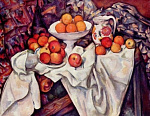 Array Натюрморт с яблоками и апельсинами Сезанн Поль