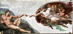Array Сотворение Адама Буонарроти Микеланджело