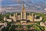 Главное здание МГУ на Воробьёвых горах, Москва 